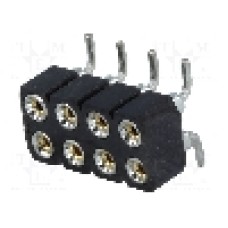Conector 8 pini, seria {{Serie conector}}, pas pini 2.54mm, CONNFLY - DS1002-01-2*4S13