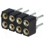 Conector 8 pini, seria {{Serie conector}}, pas pini 2.54mm, CONNFLY - DS1002-01-2*4V13