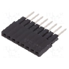 Conector 8 pini, seria {{Serie conector}}, pas pini 2.54mm, CONNFLY - DS1023-05-1*68B81
