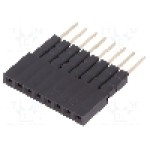 Conector 8 pini, seria {{Serie conector}}, pas pini 2.54mm, CONNFLY - DS1023-05-1*8B8-A16.0/B6.8