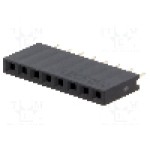 Conector 8 pini, seria {{Serie conector}}, pas pini 2.54mm, CONNFLY - DS1023-1*8S21