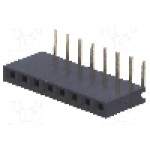 Conector 8 pini, seria {{Serie conector}}, pas pini 2.54mm, CONNFLY - DS1024-1*8R2