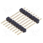 Conector 8 pini, seria {{Serie conector}}, pas pini 2.54mm, FISCHER ELEKTRONIK - SL 5 172 8G