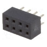 Conector 8 pini, seria {{Serie conector}}, pas pini 2mm, CONNFLY - DS1026-05-2*4S8BV