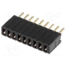 Conector 9 pini, seria {{Serie conector}}, pas pini 1.27mm, CONNFLY - DS1065-07-1*9S8BV