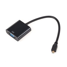 ADAPTOR MICRO HDMI TATA - VGA MAMA & AUDIO - KOM0844