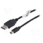 Cablu DisplayPort - DisplayPort, DisplayPort mufa, mini DisplayPort mufa, 1.8m, negru, AKYGA - AK-AV-15