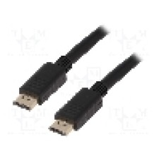 Cablu DisplayPort - DisplayPort, din ambele parţi, DisplayPort mufa, 10m, negru, LOGILINK - CV0077