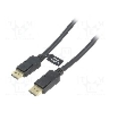 Cablu DisplayPort - DisplayPort, din ambele parţi, DisplayPort mufa, 20m, negru, LOGILINK - CV0114