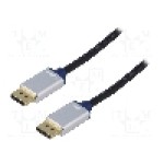 Cablu DisplayPort - DisplayPort, din ambele parţi, DisplayPort mufa, 3m, negru, LOGILINK - BDPM30