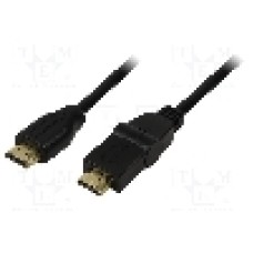 Cablu HDMI - HDMI, HDMI mufa, HDMI mufa mobila ±90°, 1.8m, negru, LOGILINK - CH0052
