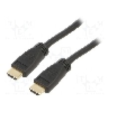 Cablu HDMI - HDMI, din ambele parţi, HDMI mufa, 10m, negru, ASSMANN - AK-330118-100-S