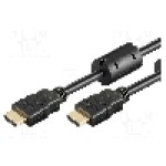 Cablu HDMI - HDMI, din ambele parţi, HDMI mufa, 10m, negru, Goobay - 31911