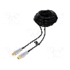 Cablu HDMI - HDMI, din ambele parţi, HDMI mufa, 10m, negru, Goobay - 59804