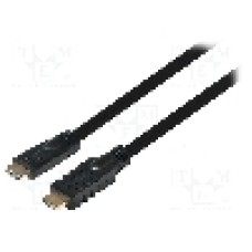 Cablu HDMI - HDMI, din ambele parţi, HDMI mufa, 10m, negru, LOGILINK - CHA0010