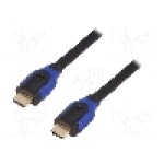 Cablu HDMI - HDMI, din ambele parţi, HDMI mufa, 15m, {{Culoare izolaţie}}, LOGILINK - CH0067