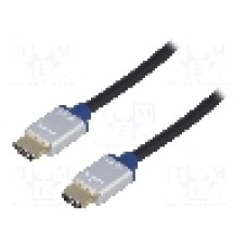 Cablu HDMI - HDMI, din ambele parţi, HDMI mufa, 1.5m, negru, LOGILINK - BHAA15