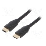 Cablu HDMI - HDMI, din ambele parţi, HDMI mufa, 1.5m, negru, VENTION - VAA-B04-B150