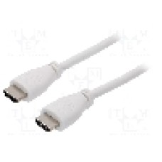 Cablu HDMI - HDMI, din ambele parţi, HDMI mufa, 1m, alb, RASPBERRY PI - KAB-07041