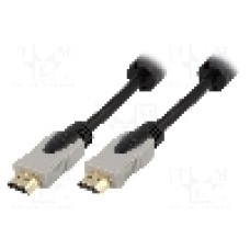 Cablu HDMI - HDMI, din ambele parţi, HDMI mufa, 1m, negru, DIGITUS - DK-330112-010-D Cablu HDMI - HDMI, din ambele parţi, HDMI mufa, 1m, negru, DIGITUS - DK-330112-010-D