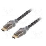 Cablu HDMI - HDMI, din ambele parţi, HDMI mufa, 1m, negru, VENTION - VAA-B05-B100