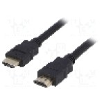 Cablu HDMI - HDMI, din ambele parţi, HDMI mufa, 20m, negru, AKYGA - AK-HD-200A