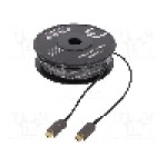 Cablu HDMI - HDMI, din ambele parţi, HDMI mufa, 30m, negru, LOGILINK - CH1030