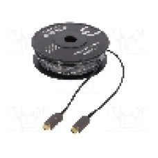 Cablu HDMI - HDMI, din ambele parţi, HDMI mufa, 30m, negru, LOGILINK - CH1030