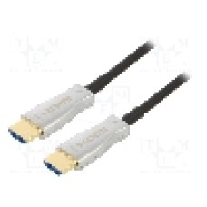 Cablu HDMI - HDMI, din ambele parţi, HDMI mufa, 30m, negru, QOLTEC - 50474