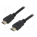 Cablu HDMI - HDMI, din ambele parţi, HDMI mufa, 3m, negru, AKYGA - AK-HD-30A