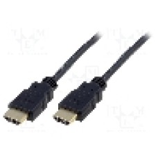 Cablu HDMI - HDMI, din ambele parţi, HDMI mufa, 3m, negru, ASSMANN - AK-330114-030-S