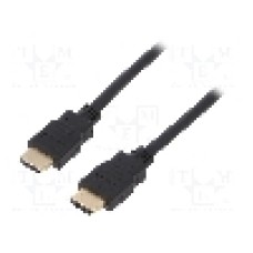 Cablu HDMI - HDMI, din ambele parţi, HDMI mufa, 3m, negru, Goobay - 47575