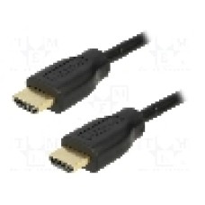 Cablu HDMI - HDMI, din ambele parţi, HDMI mufa, 3m, negru, LOGILINK - CH0038
