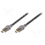 Cablu HDMI - HDMI, din ambele parţi, HDMI mufa, 3m, negru, VENTION - VAA-B05-B300