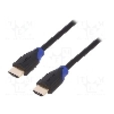 Cablu HDMI - HDMI, din ambele parţi, HDMI mufa, 5m, {{Culoare izolaţie}}, LOGILINK - CH0064