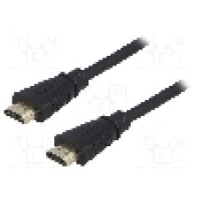 Cablu HDMI - HDMI, din ambele parţi, HDMI mufa, 5m, negru, QOLTEC - 52305