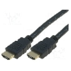 Cablu HDMI - HDMI, din ambele parţi, HDMI mufa, 5m, negru, VCOM - CG511-050-PB