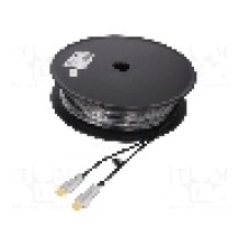 Cablu HDMI - HDMI, din ambele parţi, HDMI mufa, 70m, negru, Goobay - 59810