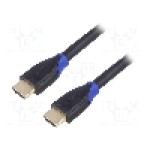 Cablu HDMI - HDMI, din ambele parţi, HDMI mufa, 7.5m, {{Culoare izolaţie}}, LOGILINK - CH0065