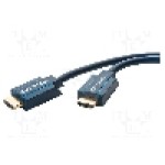 Cablu HDMI - HDMI, din ambele parţi, HDMI mufa, 7.5m, albastru, CLICKTRONIC - 70306