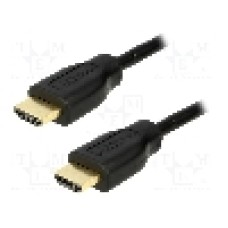 Cablu HDMI - HDMI, din ambele parţi, HDMI mufa, 7.5m, negru, LOGILINK - CH0045