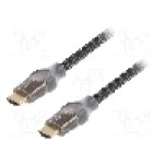 Cablu HDMI - HDMI, din ambele parţi, HDMI mufa, 8m, negru, VENTION - VAA-B05-B800