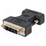 Cablu {{Tip cablu de conectare}}, D-Sub 15pin HD mufa, DVI-I (24+5) soclu, {{Lungime cablu}}, {{Culoare izolaţie}}, ASSMANN - AK-320505-000-S