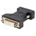 Cablu {{Tip cablu de conectare}}, D-Sub 15pin HD mufa, DVI-I (24+5) soclu, {{Lungime cablu}}, {{Culoare izolaţie}}, Goobay - 68029