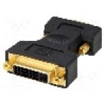 Cablu {{Tip cablu de conectare}}, D-Sub 15pin HD mufa, DVI-I (24+5) soclu, {{Lungime cablu}}, {{Culoare izolaţie}}, LOGILINK - AD0002