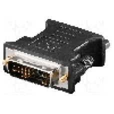 Cablu {{Tip cablu de conectare}}, D-Sub 15pin HD soclu, DVI-A (12+5) mufa, {{Lungime cablu}}, {{Culoare izolaţie}}, Goobay - 69971