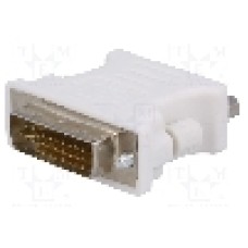 Cablu {{Tip cablu de conectare}}, D-Sub 15pin HD soclu, DVI-I (24+5) mufa, {{Lungime cablu}}, {{Culoare izolaţie}}, AKYGA - AK-AD-12