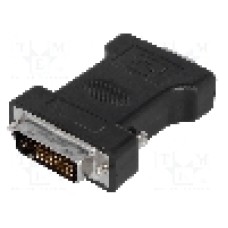 Cablu {{Tip cablu de conectare}}, D-Sub 15pin HD soclu, DVI-I (24+5) mufa, {{Lungime cablu}}, {{Culoare izolaţie}}, Goobay - 68030