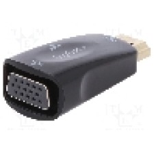 Cablu {{Tip cablu de conectare}}, D-Sub 15pin HD soclu, HDMI mufa, {{Lungime cablu}}, {{Culoare izolaţie}}, LOGILINK - CV0107