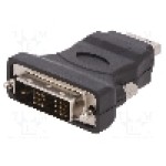 Cablu {{Tip cablu de conectare}}, DVI-D (18+1) mufa, HDMI soclu, {{Lungime cablu}}, {{Culoare izolaţie}}, ASSMANN - AK-320500-000-S